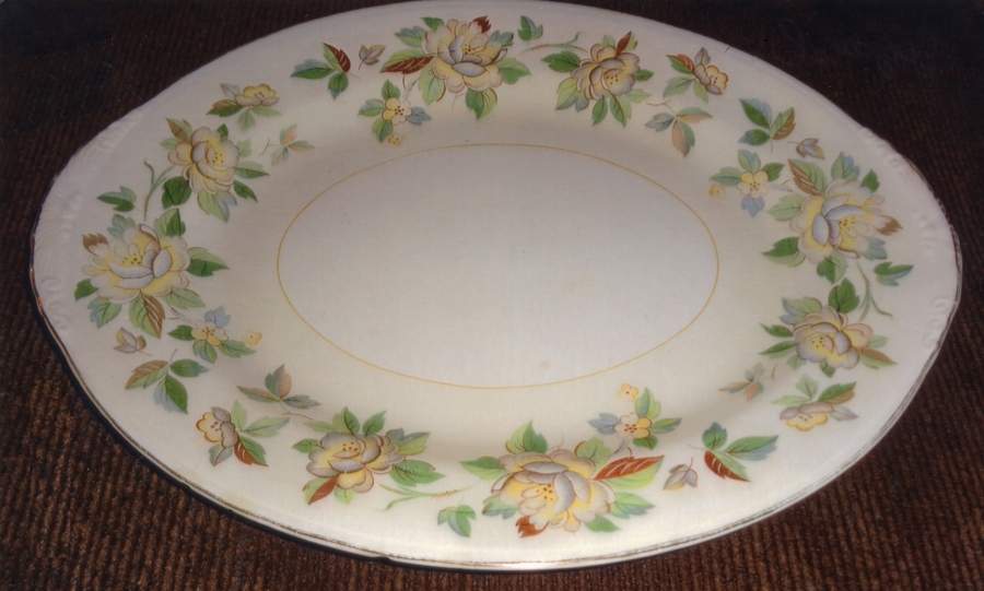 N1755 13" Oval Serving Platter by Homer Laughlin -1