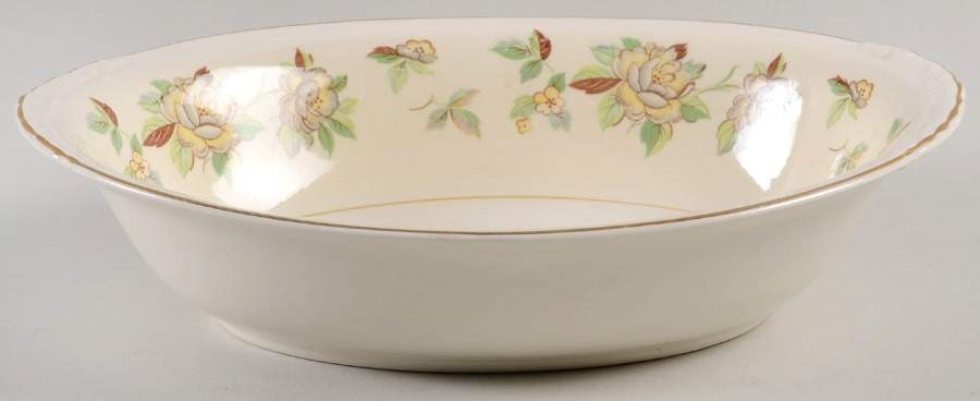 N1755 9" Oval Vegetable Bowl by Homer Laughlin -1