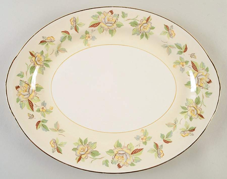 N1755 15" Oval Serving Platter by Homer Laughlin -1