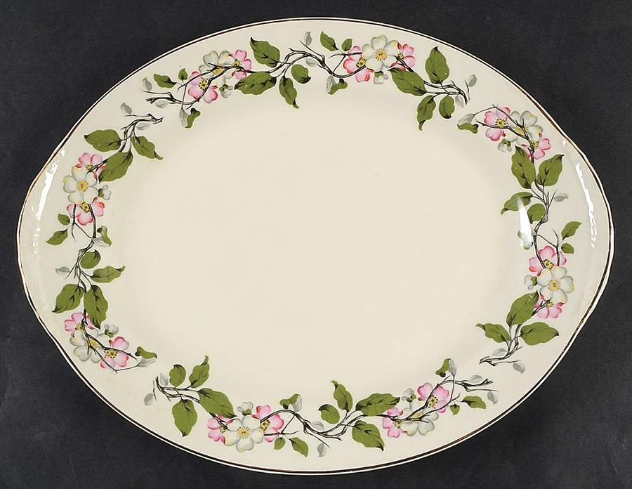 N1798 13" Oval Serving Platter by Homer Laughlin -1