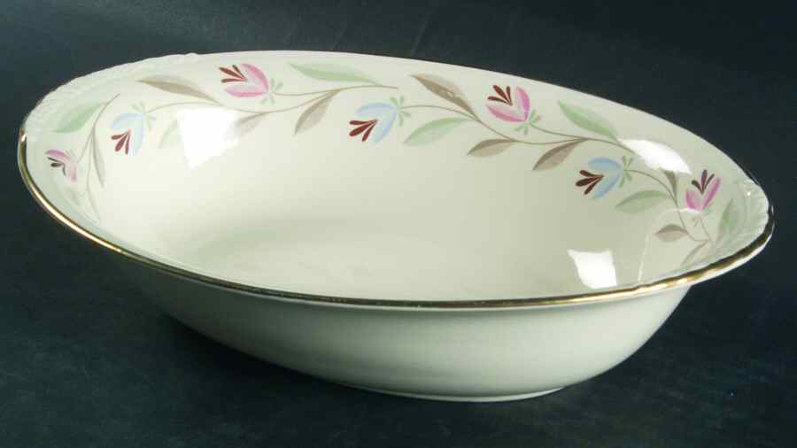 Nantucket 9" Oval Vegetable Bowl by Homer Laughlin -1