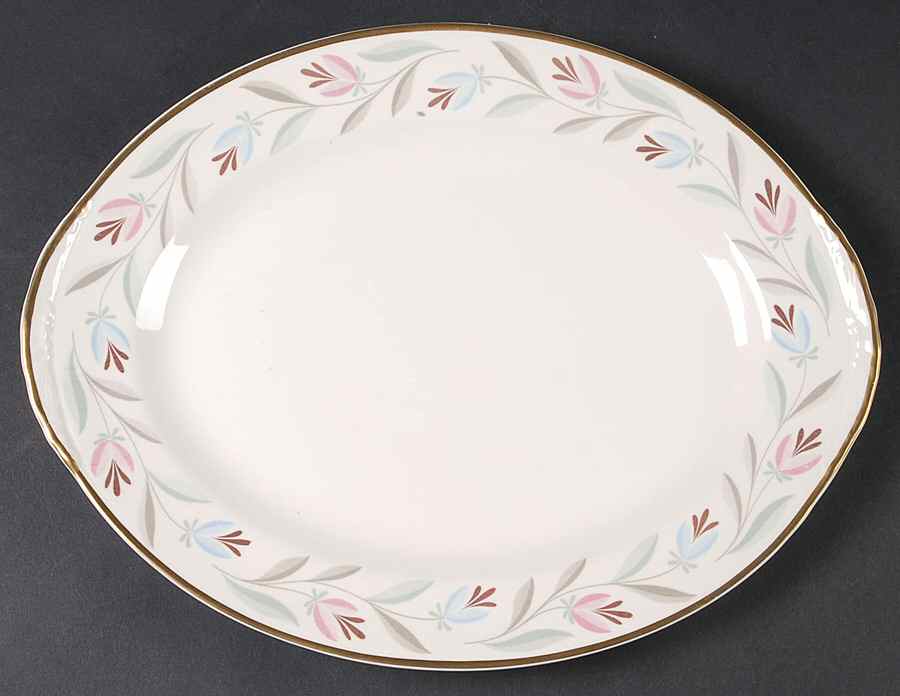 Nantucket 13" Oval Serving Platter by Homer Laughlin -1