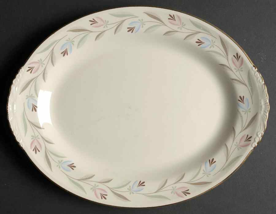 Nantucket 11" Oval Serving Platter by Homer Laughlin -1
