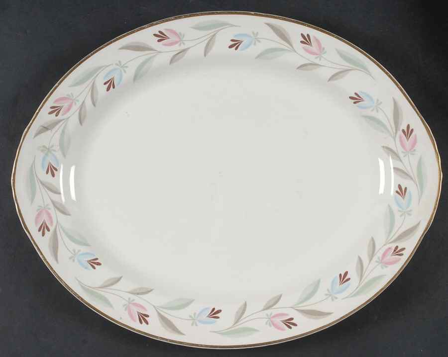 Nantucket 15" Oval Serving Platter by Homer Laughlin -1