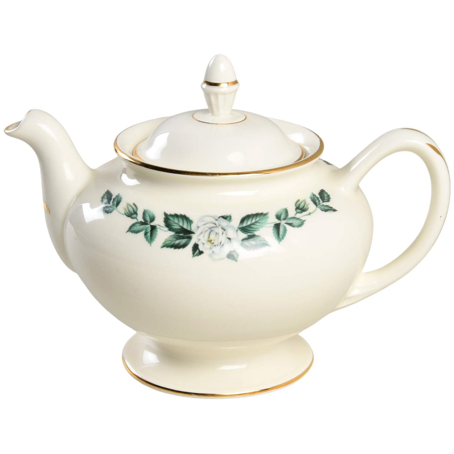 Nassau Teapot & Lid by Homer Laughlin -1