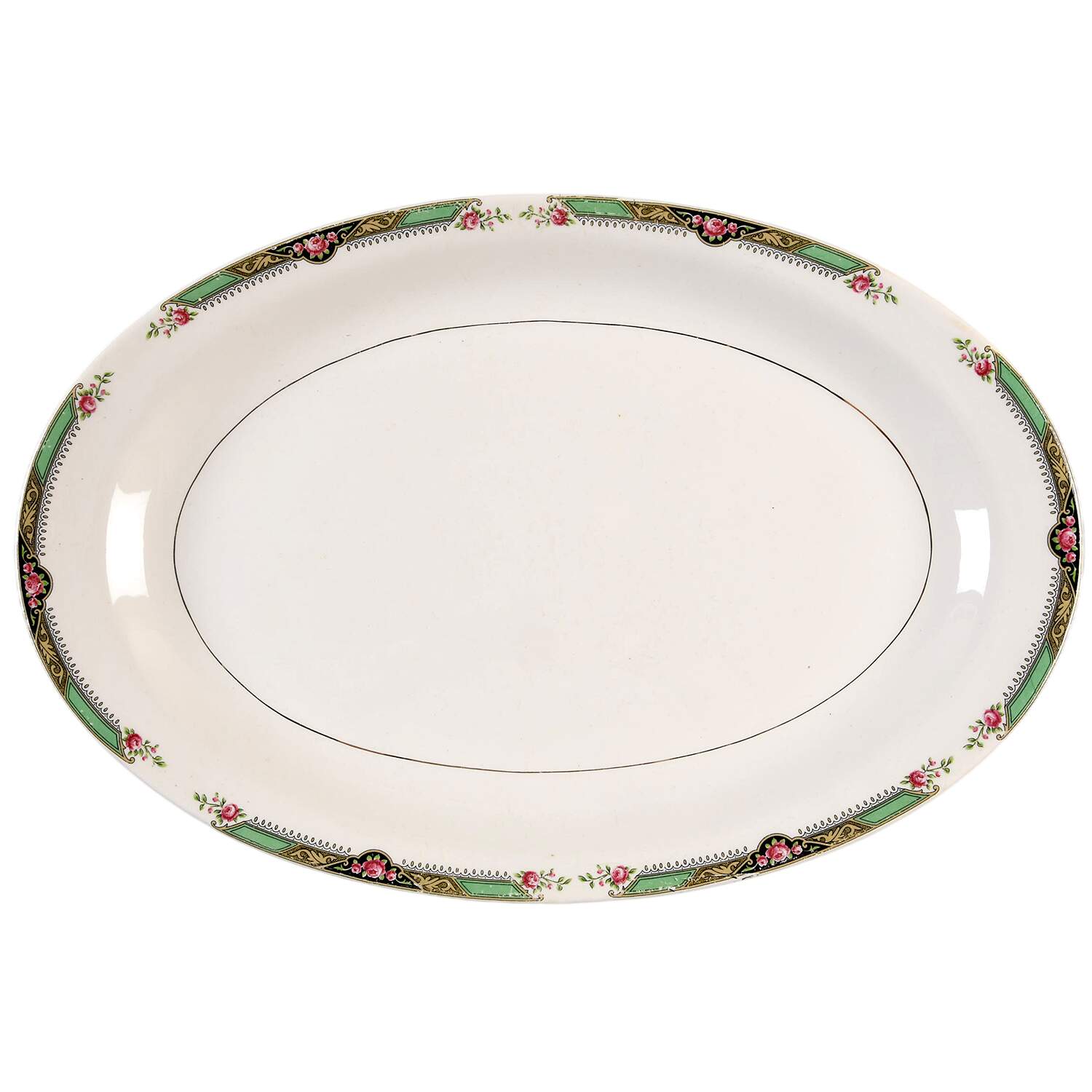 Neville 15" Oval Serving Platter by Homer Laughlin -1