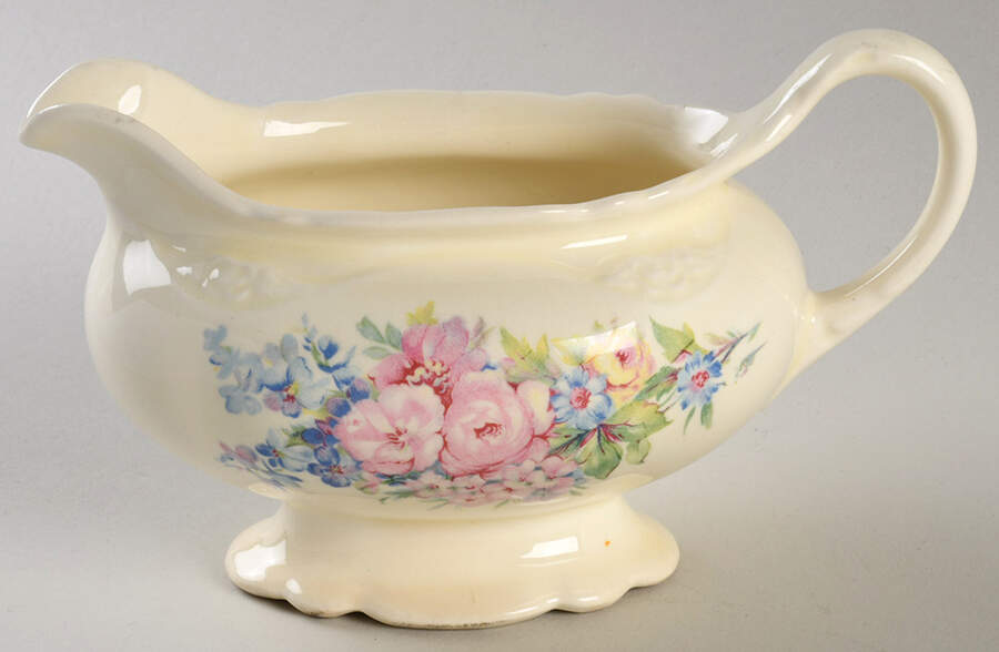 Nosegay Creamer by Homer Laughlin -1