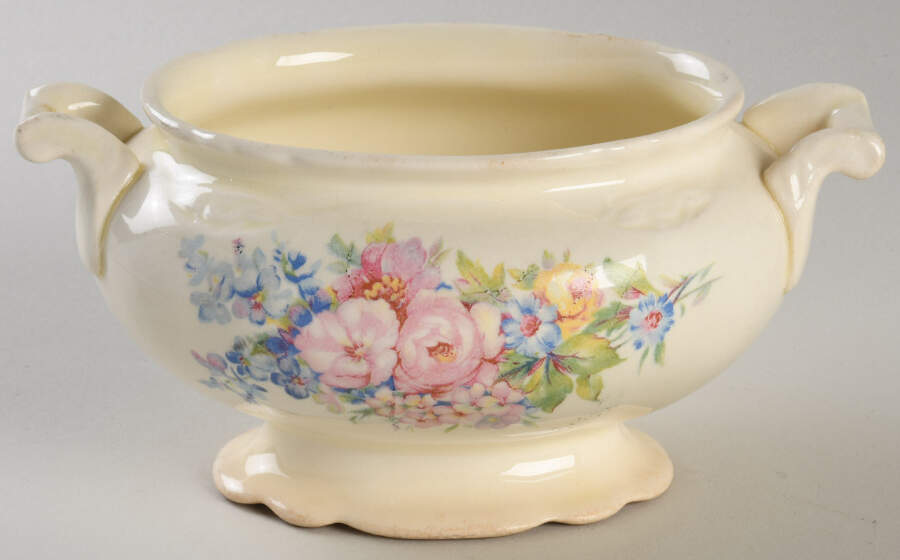 Nosegay Sugar Bowl No Lid by Homer Laughlin -1