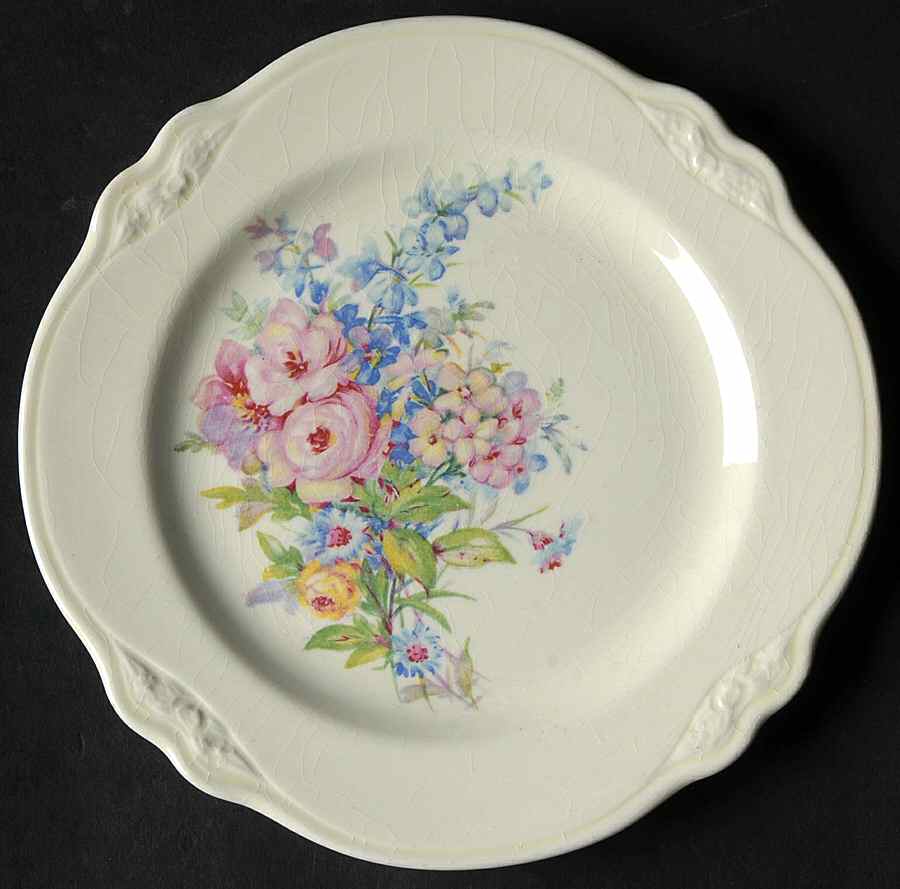 Nosegay Bread & Butter Plate by Homer Laughlin -1