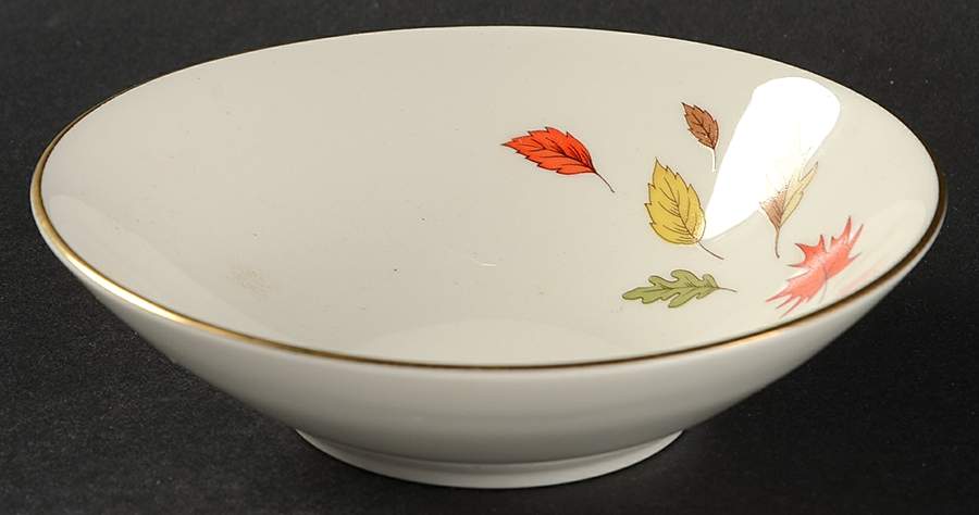 October Leaves Fruit/Dessert (Sauce) Bowl by Homer Laughlin -1