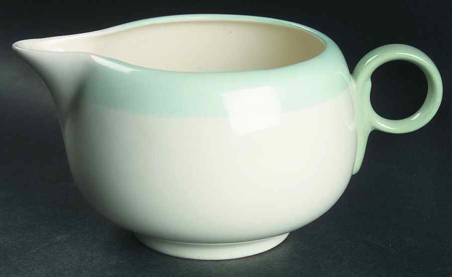 Organdy Blue Creamer by Homer Laughlin -1