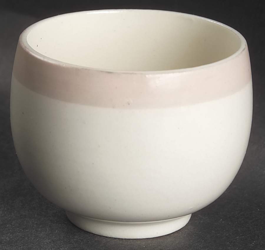 Organdy Pink Mini Open Sugar Bowl by Homer Laughlin -1