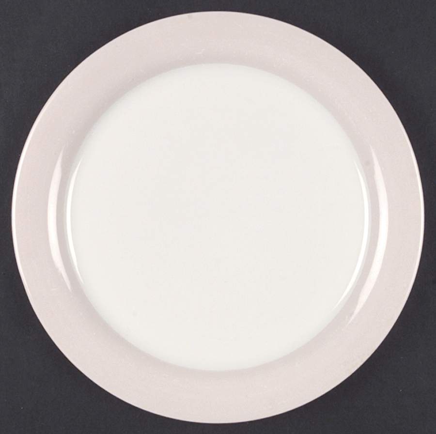 Organdy Pink Luncheon Plate by Homer Laughlin -1
