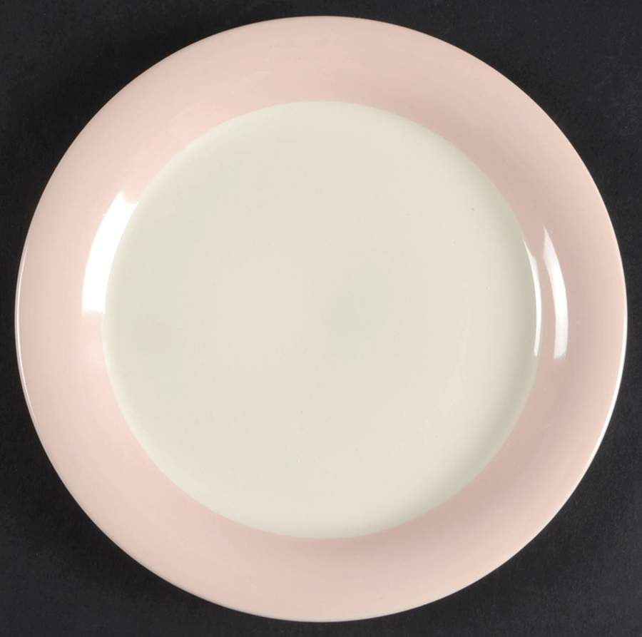 Organdy Pink Bread & Butter Plate by Homer Laughlin -1