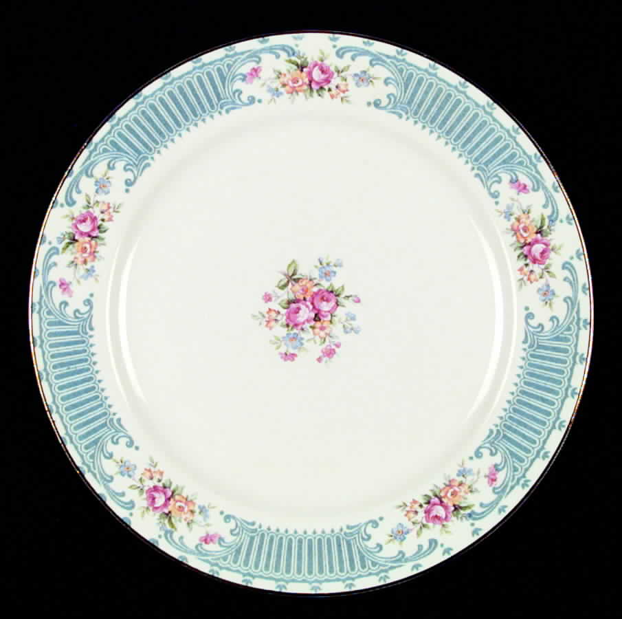 Empire Blue Dinner Plate by Homer Laughlin -1