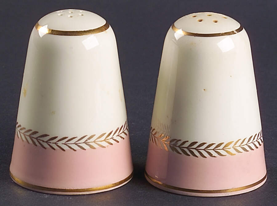 Pink Laurel Salt & Pepper Set by Homer Laughlin -1