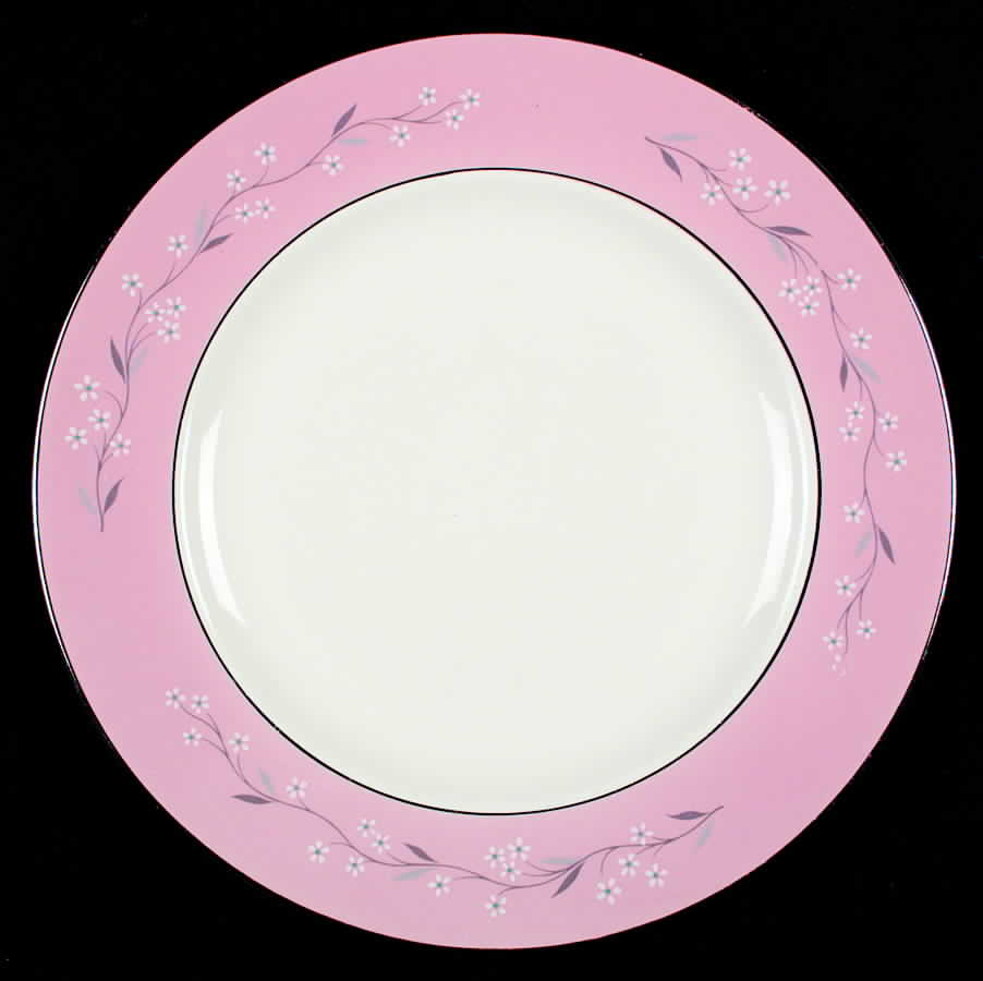 Pink Melody Dinner Plate by Homer Laughlin -1