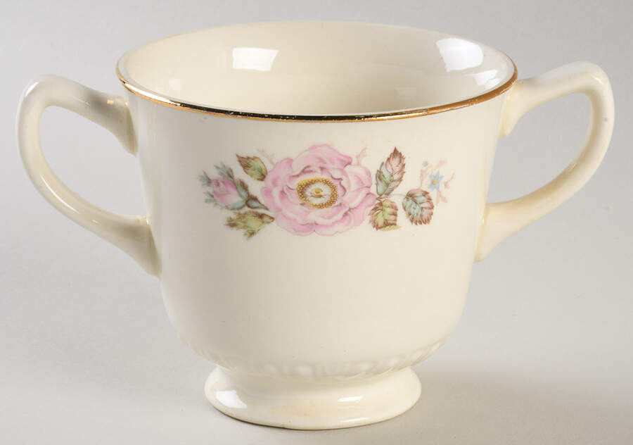 Queen Esther Sugar Bowl No Lid by Homer Laughlin -1