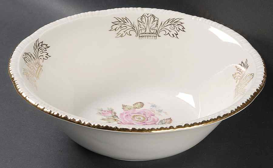 Queen Esther 8" Round Vegetable Bowl by Homer Laughlin -1