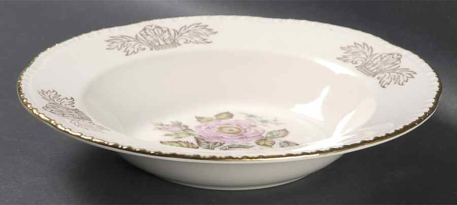 Queen Esther Rim Soup Bowl by Homer Laughlin -1