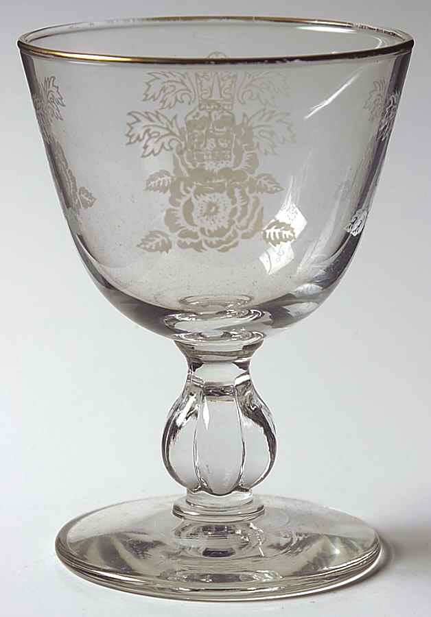 Queen Esther Glassware Liquor Cocktail by Homer Laughlin -1