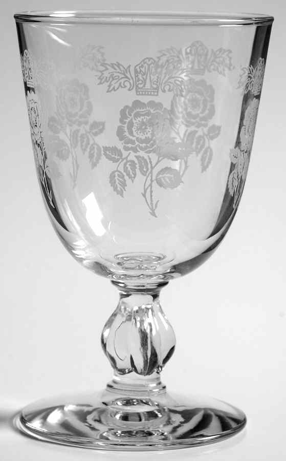 Queen Esther Glassware Goblet by Homer Laughlin -1