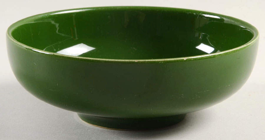 Rhythm Forest Green Coupe Cereal Bowl by Homer Laughlin -1