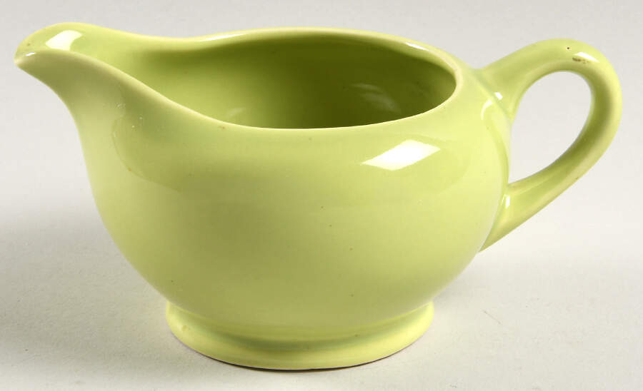 Rhythm Green (Chartreuse) Creamer by Homer Laughlin -1