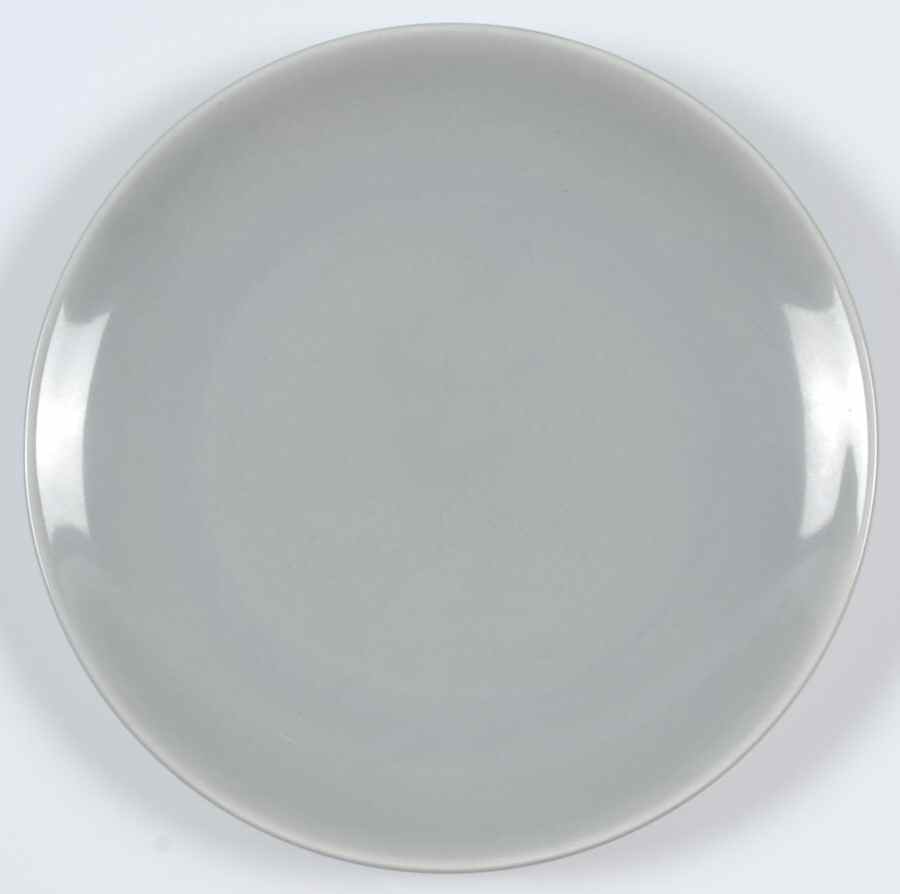 Rhythm Gray Dessert/Pie Plate by Homer Laughlin -1