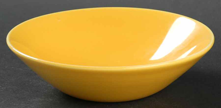 Rhythm Yellow Fruit/Dessert (Sauce) Bowl by Homer Laughlin -1