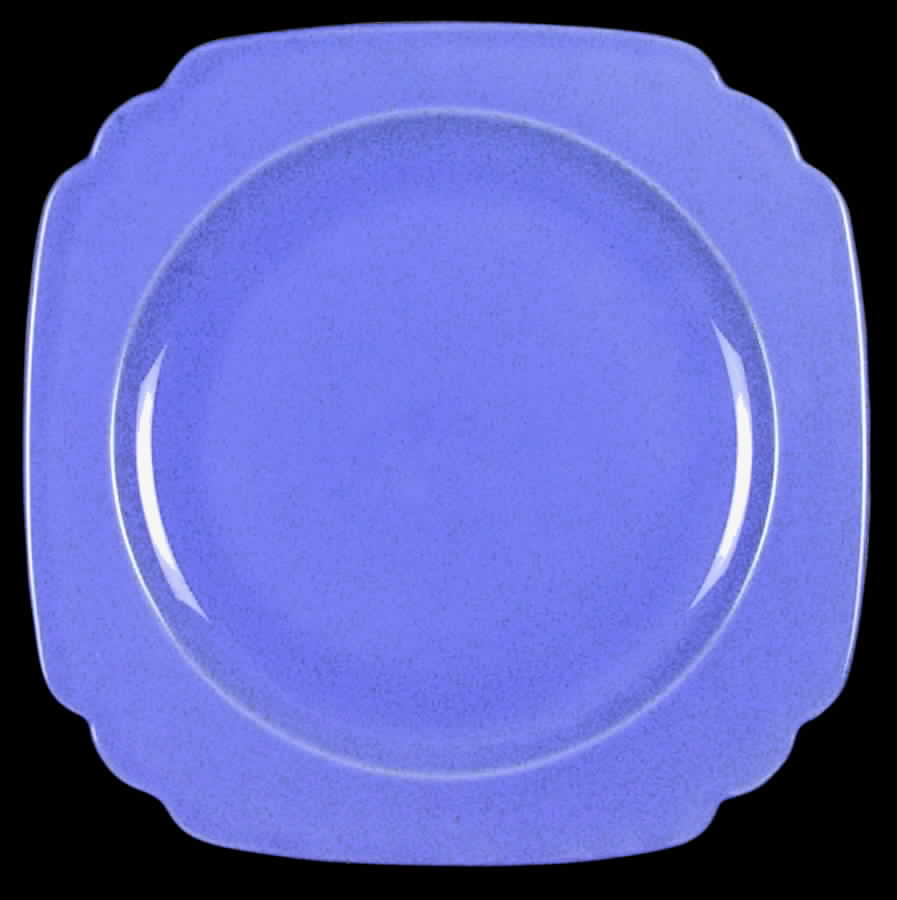 Riviera Mauve Blue Luncheon Plate by Homer Laughlin -1