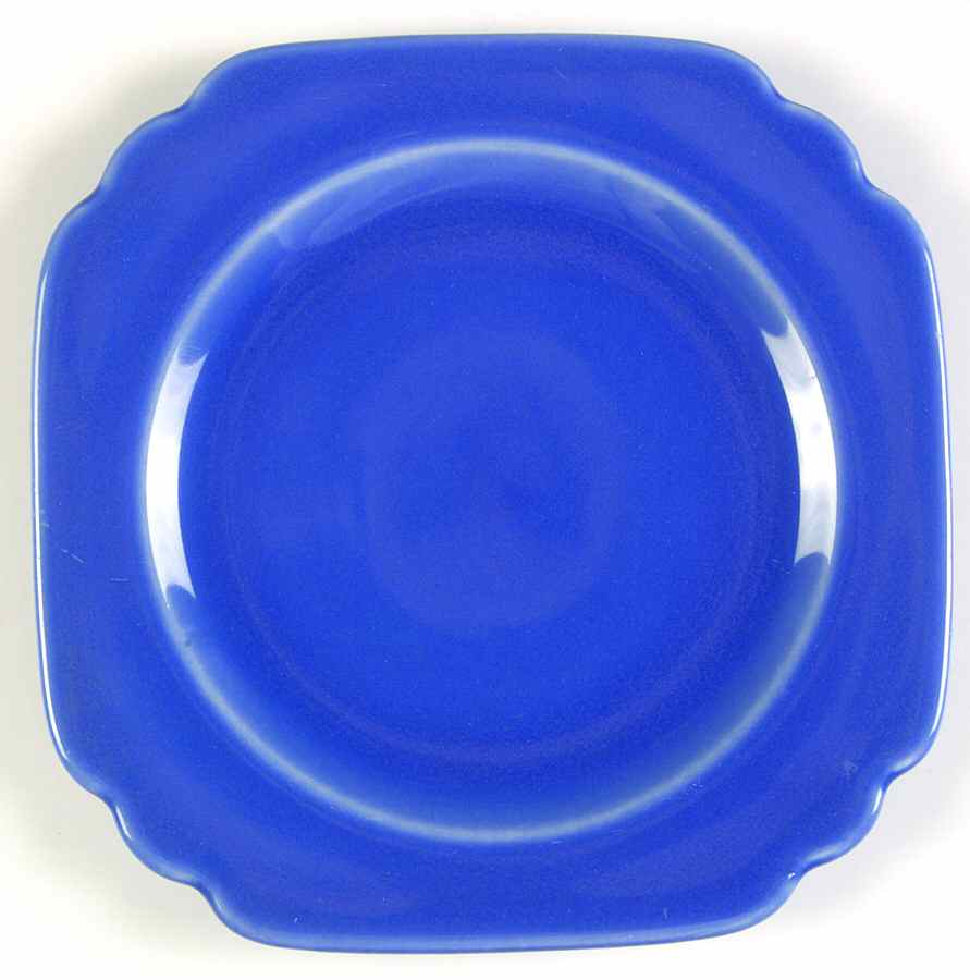 Riviera Mauve Blue Bread & Butter Plate by Homer Laughlin -1