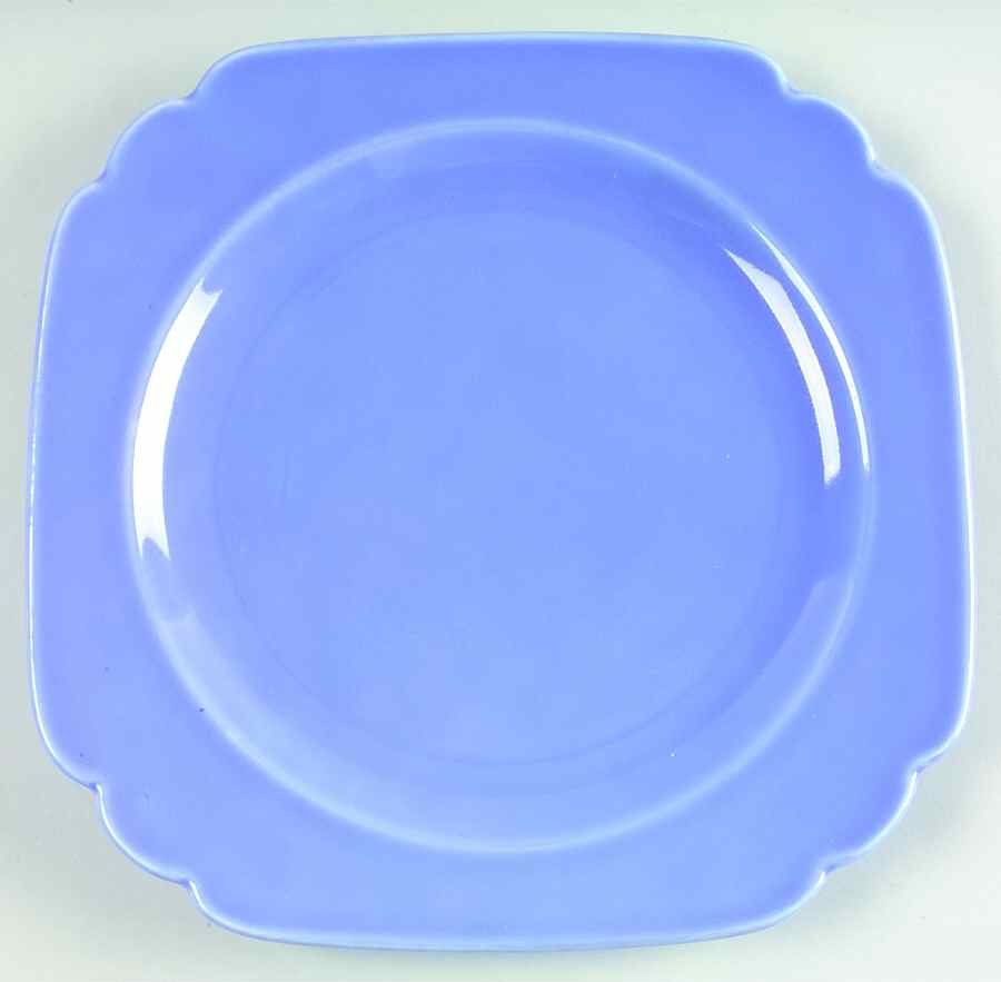 Riviera Mauve Blue Dessert/Pie Plate by Homer Laughlin -1