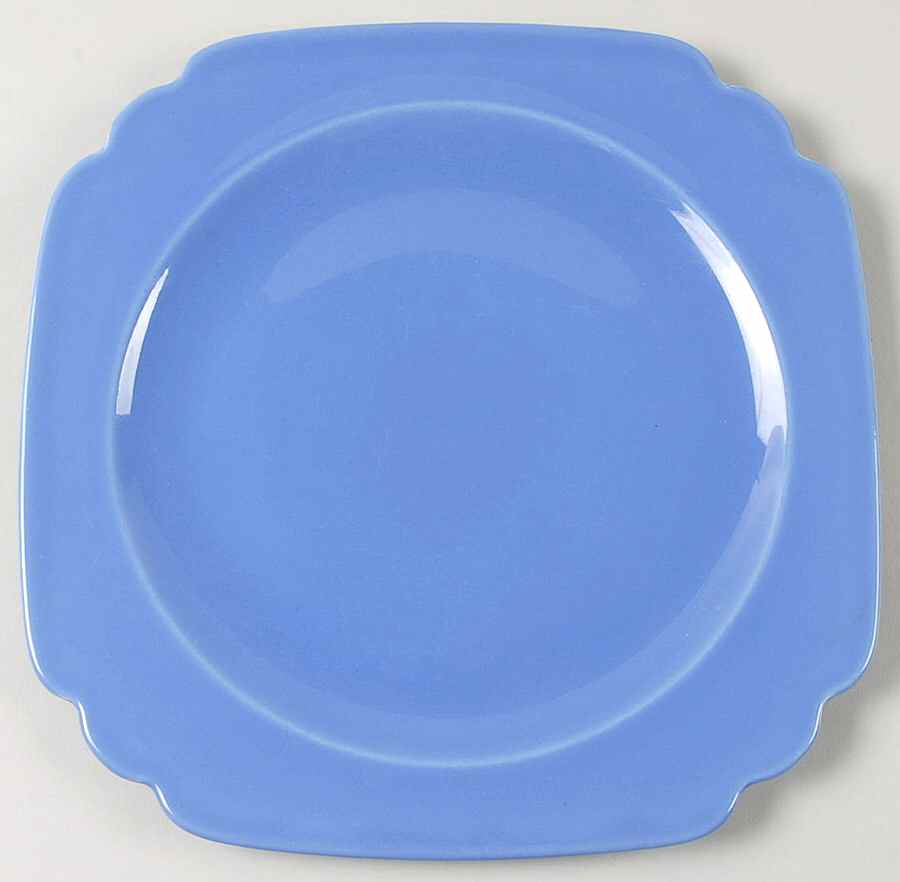 Riviera Mauve Blue Dinner Plate by Homer Laughlin -1
