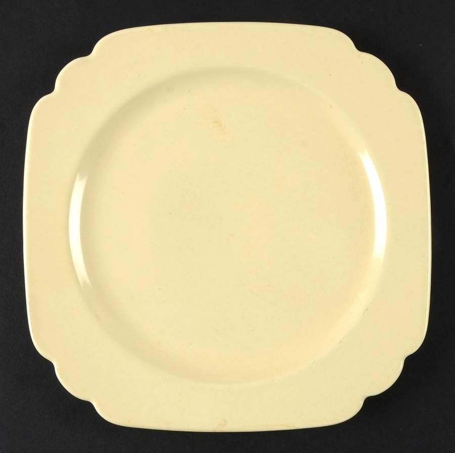 Riviera Ivory Dessert/Pie Plate by Homer Laughlin -1