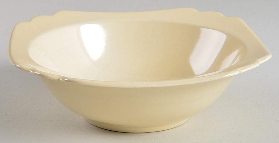 Riviera Ivory Rim Cereal Bowl by Homer Laughlin -1