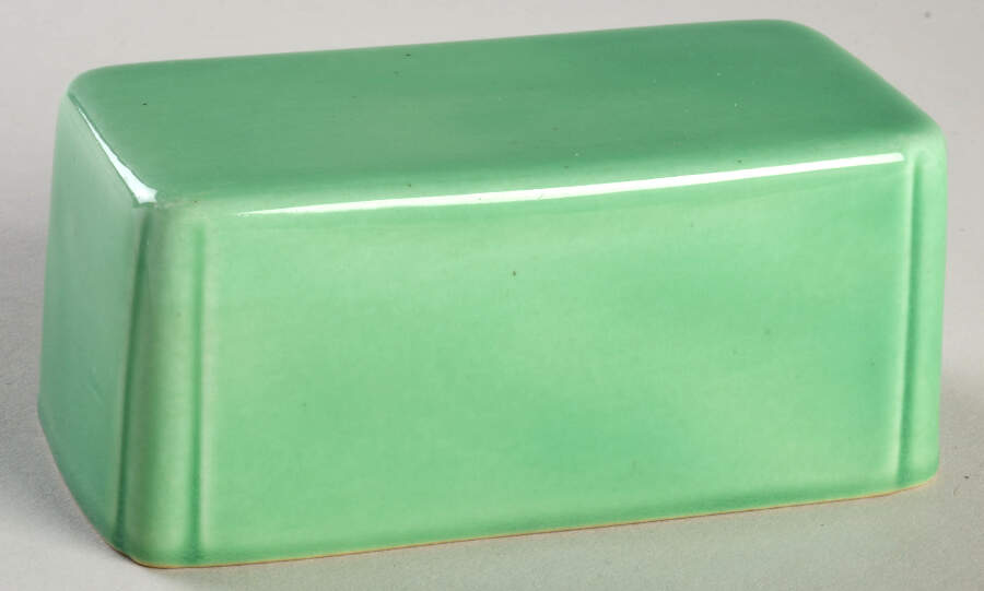 Riviera Green Lid for 1/4 Lb Butter by Homer Laughlin -1