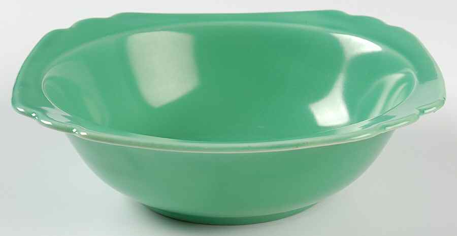 Riviera Green 8" Round Vegetable Bowl by Homer Laughlin -1