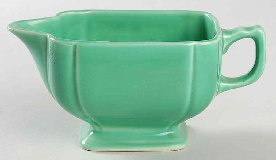 Riviera Green Creamer by Homer Laughlin -1