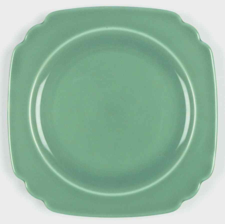 Riviera Green Luncheon Plate by Homer Laughlin -1