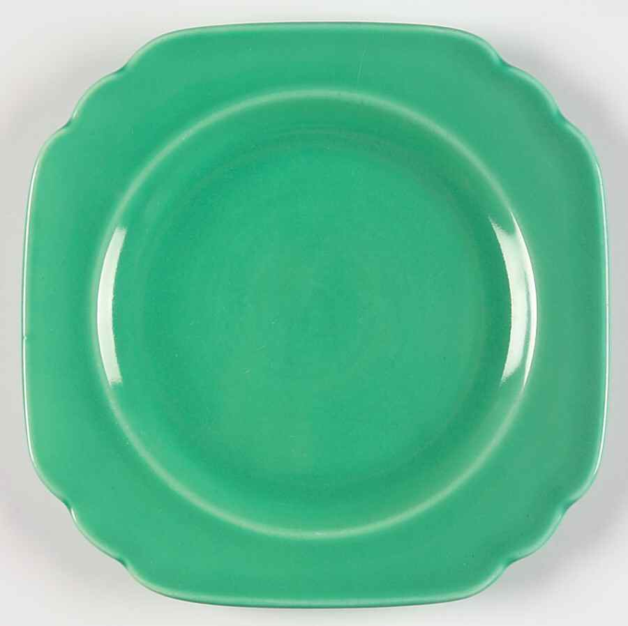 Riviera Green Bread & Butter Plate by Homer Laughlin -1