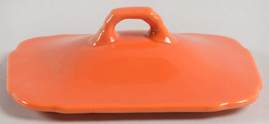 Riviera Red Lid for Sugar Bowl by Homer Laughlin -1