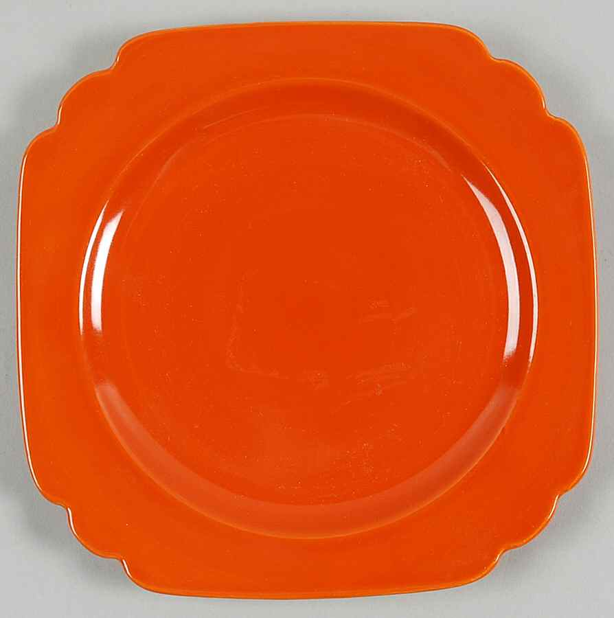 Riviera Red Dessert/Pie Plate by Homer Laughlin -1