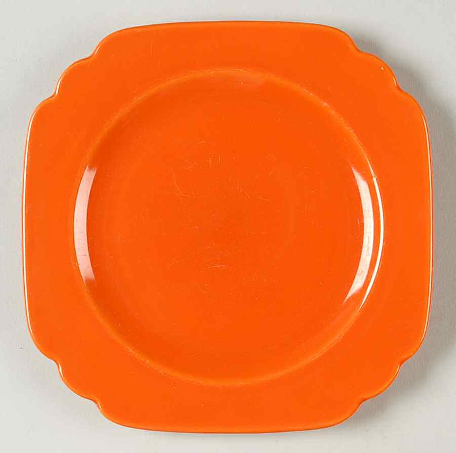 Riviera Red Bread & Butter Plate by Homer Laughlin -1