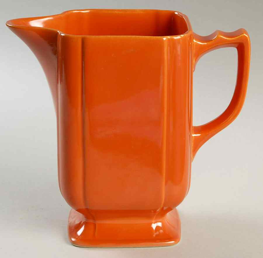Riviera Red Batter Jug No Lid by Homer Laughlin -1
