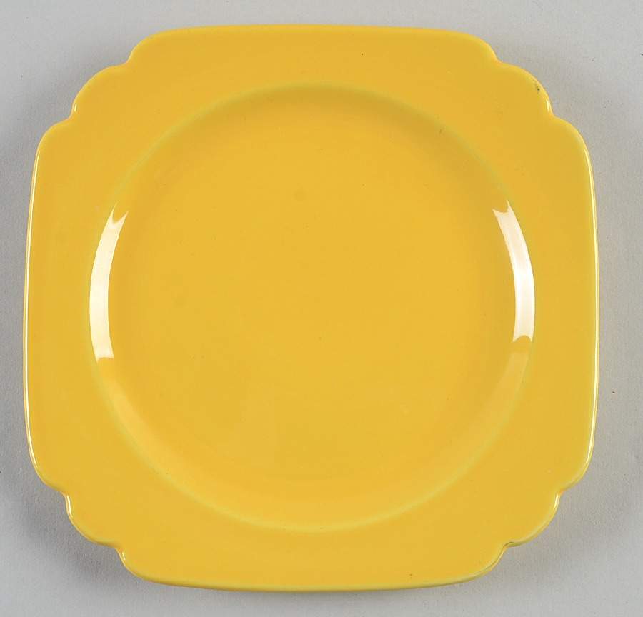 Riviera Yellow Salad Plate by Homer Laughlin -1
