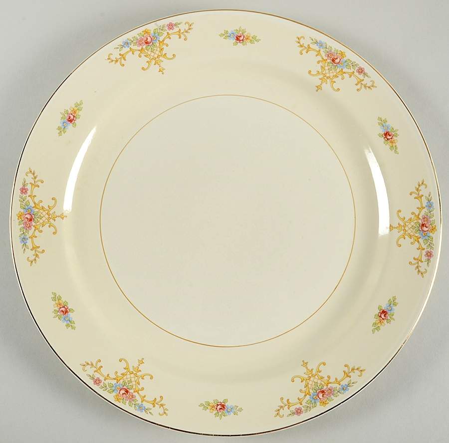 Rochelle 13" Chop Plate (Round Platter) by Homer Laughlin -1