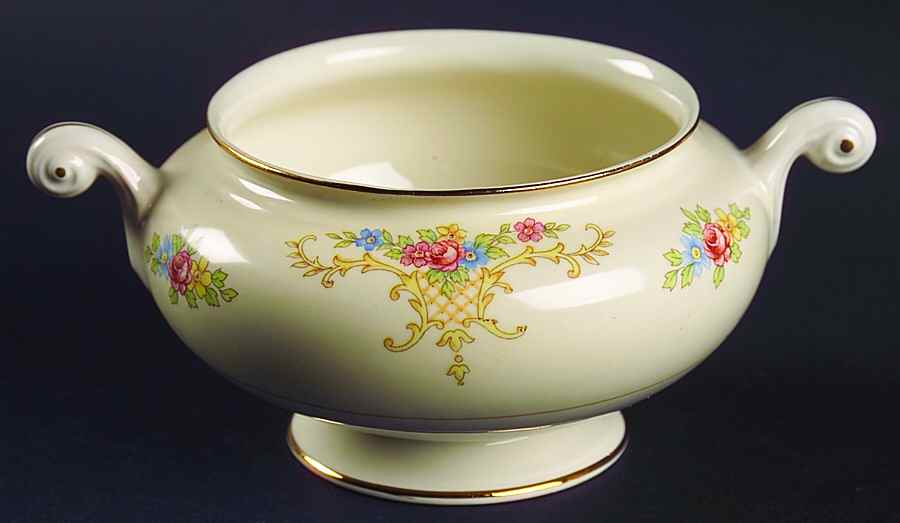 Rochelle Sugar Bowl No Lid by Homer Laughlin -1
