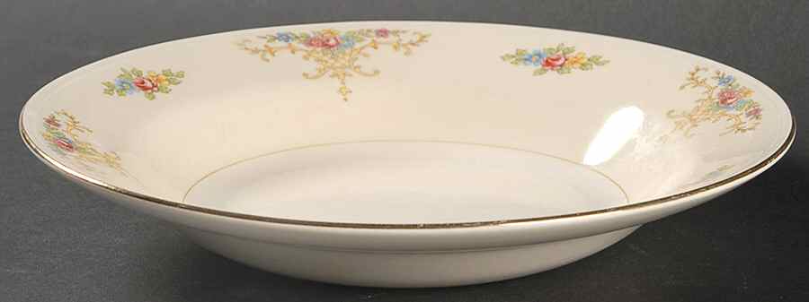 Rochelle Rim Soup Bowl by Homer Laughlin -1