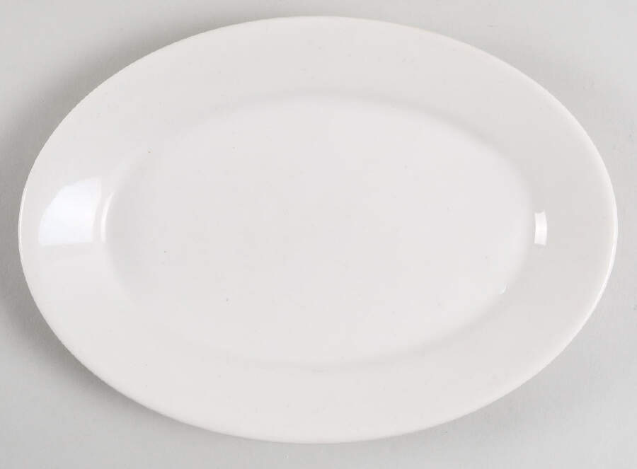 Best Restaurant Ware (All White) 9" Oval Serving Platter by Homer Laughlin -1
